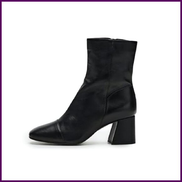 Leather Ankle Boots Size 6-11, 6-Inch Shaft Height - Picture 5 of 8